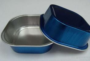 Aluminum foil smoothwall food containers