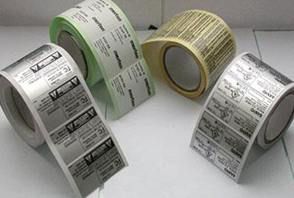 Aluminum foil labels