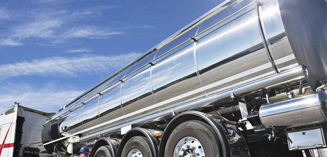 Aluminum alloys for road tankers